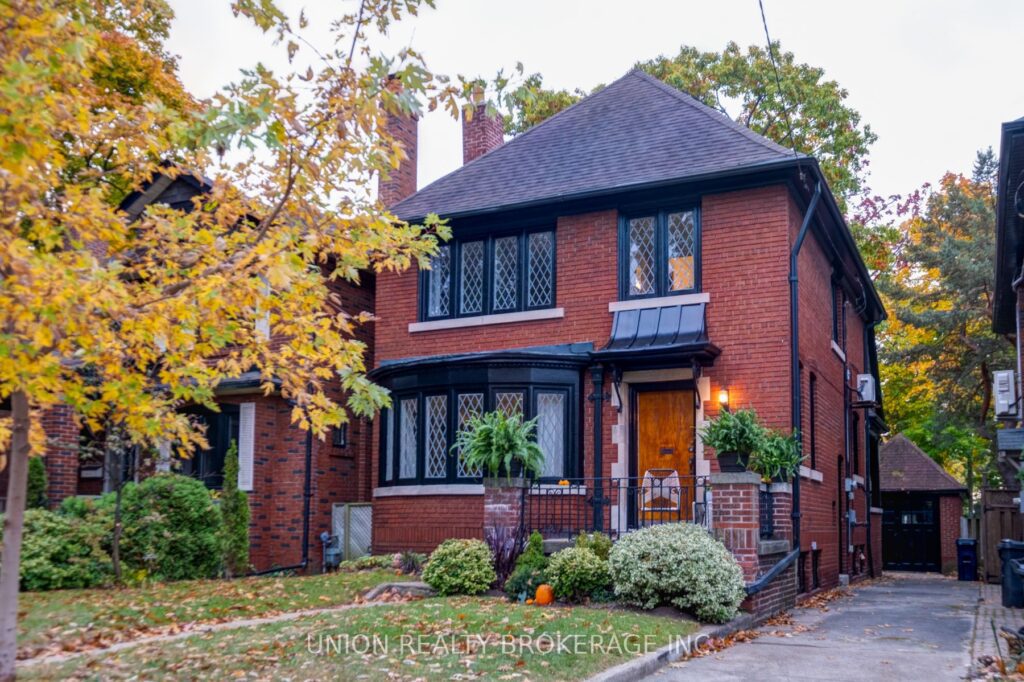 solid brick home for sale in Beaches Toronto