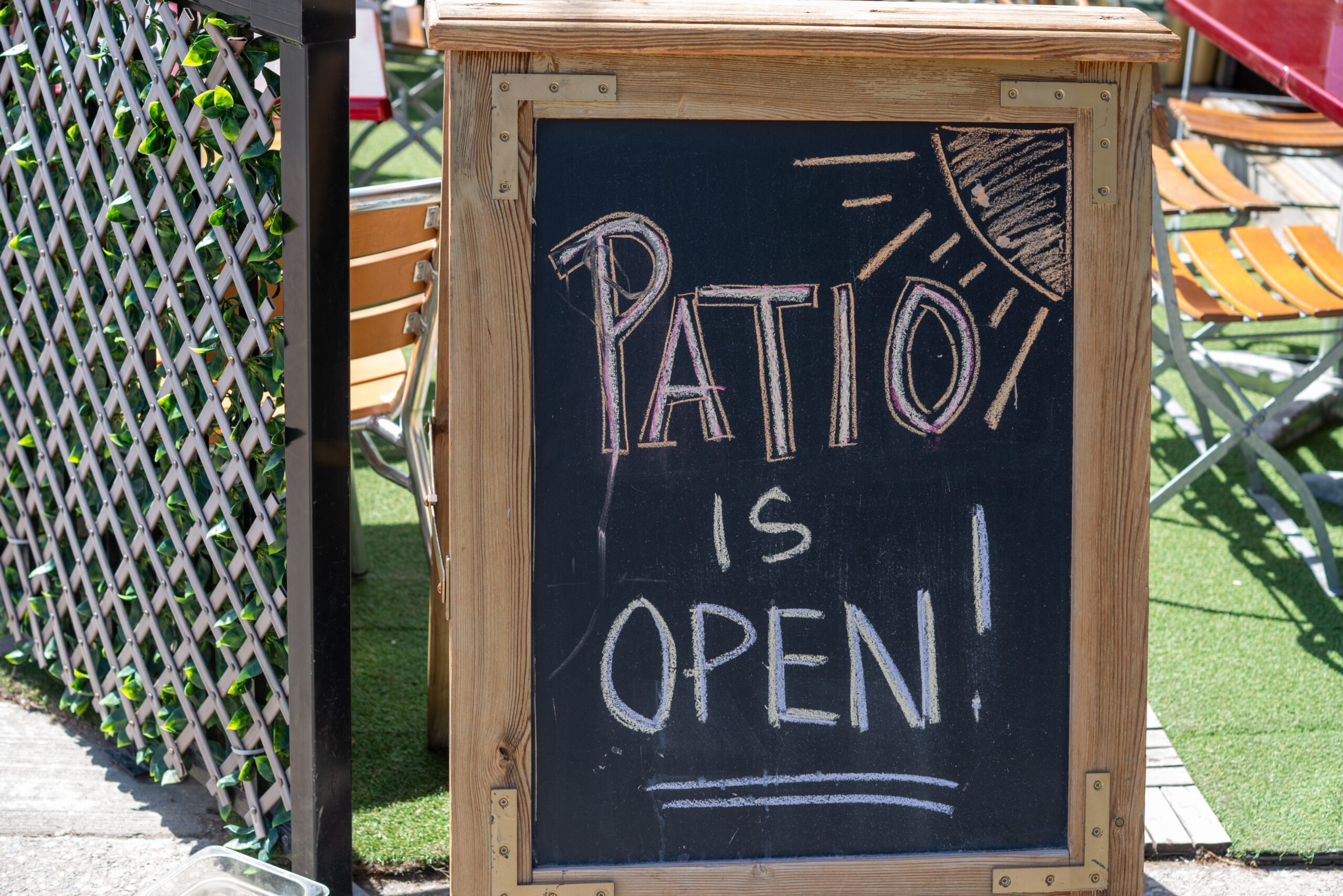 Patio Season in the Beach